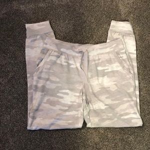 White Camo Sweatpants